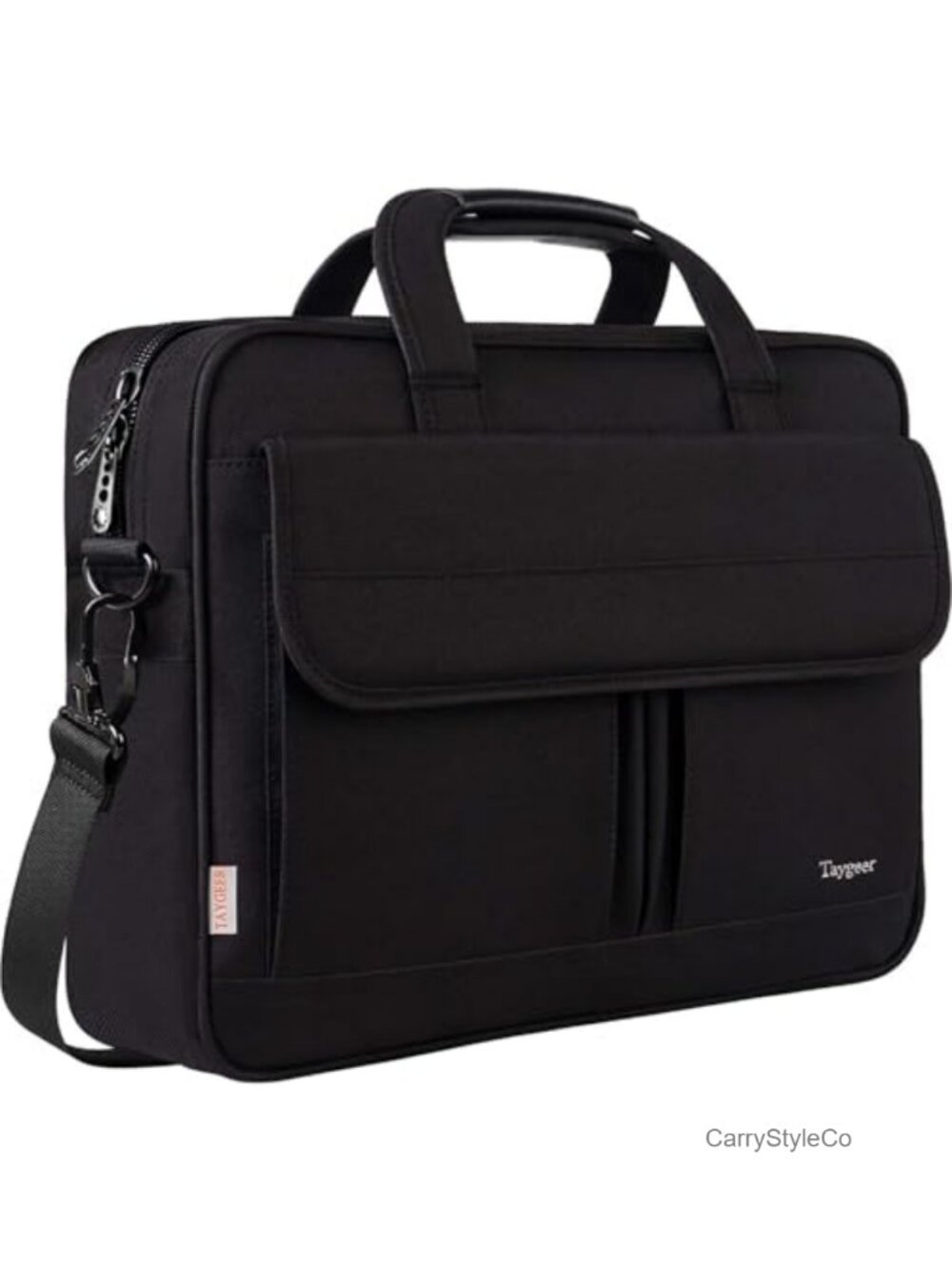Taygeer 15.6 Inch Laptop Briefcase Messenger Bag Water Resistant Nylon Unisex
